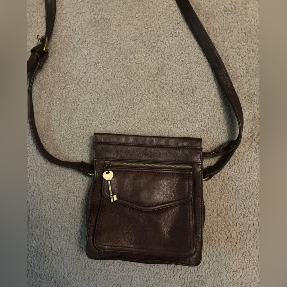 Brown Leather Women’s Crossbody Bag